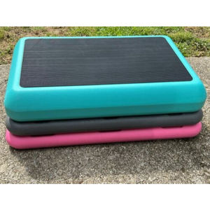 Vintage Fitness Quest Jane Fonda Aerobic Step & Risers 3 Tiers Adjustable Height